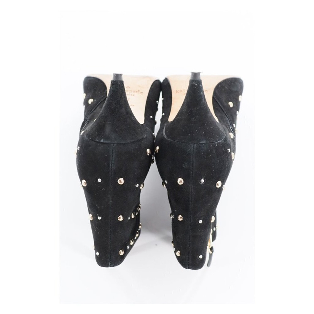 KATE‎ SPADE Starr Pointed Toe Studded Suede Ankle Bootie Size 7.5 - Picture 7 of 10